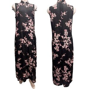 Women Serendipity Maui dress and shawl maxi Chinese style sz L